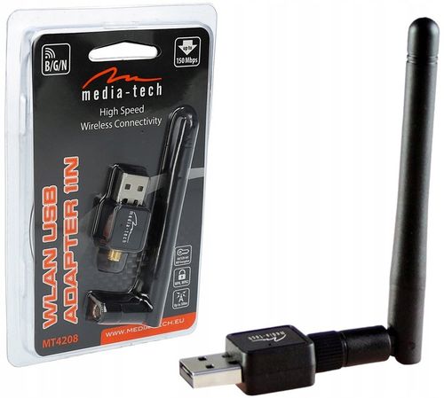 KARTA WiFi USB MT4208 MediaTech 150Mbps 17dBm na Arena.pl