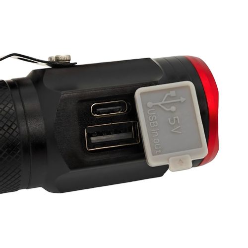 Latarka 3x LED z magnesem, 900lm, USB C, 5 trybów pracy na Arena.pl