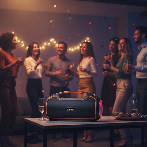 Głośnik Bezprzewodowy TONSIL BEAT 120W LED TWS Bluetooth AUX USB BT na Arena.pl