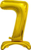 BALON FOLIOWY STOJĄCY 74CM BEAUTY&CHARM GODAN ZŁOTY CYFRA 7