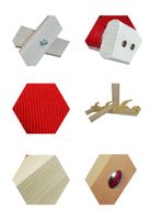 LEŻAK PLAŻOWY OGRODOWY DREWNIANY SKŁADANY MOCNY WOODOK TKANINA CZERWONA