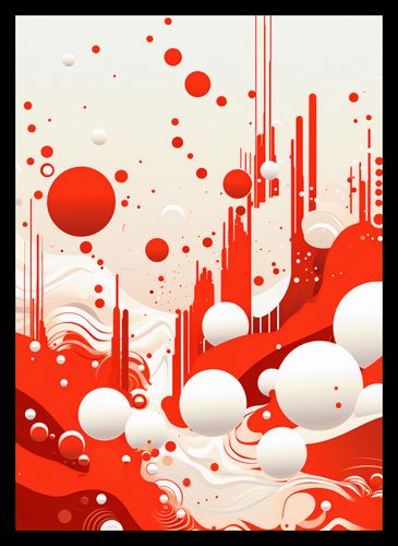 Plakat 25x35cm Krwiście Czerwone Wibracje na Arena.pl