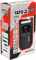 YATO KOMPRESOR SAMOCHODOWY Z WYŚWIETLACZEM LCD 120W