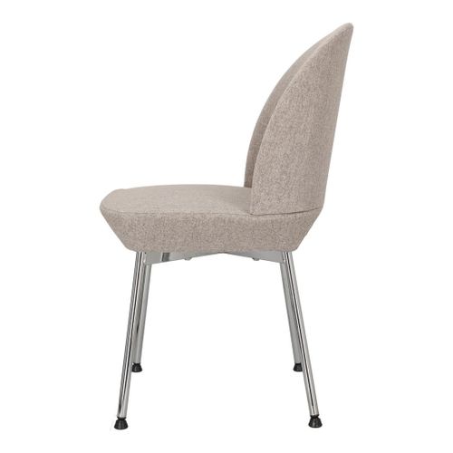 Krzesło Cloe szare jasne/ chrom na Arena.pl