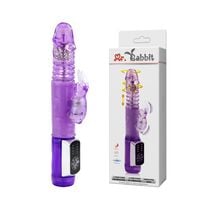 Wibrator Rotacyjno-Posuwisty Ze Stymulatorem Łechtaczki - Mr. Rabbit