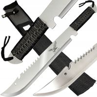 WIELKA MACZETA SURVIVALOWA BSH EAGLE 50 CM FULL TANG PARACORD PIŁA NÓŻ