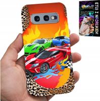ETUI DO SAMSUNG GALAXY S10E - DLA DZIECI, SAMOCHODY WYŚCIGOWE + FOLIA