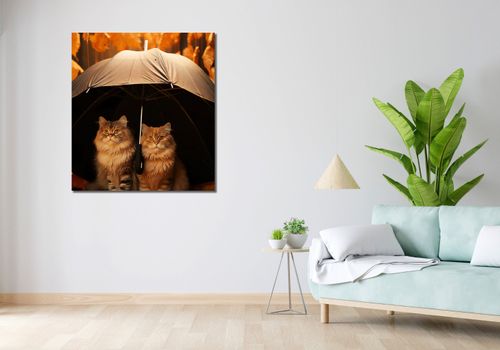 Obraz 90x100cm Jesienny Koci Schron na Arena.pl