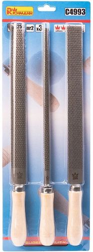 PILNIKI TARNIKI DO DREWNA 3 SZTUKI 200mm nr.2 PŁASKI OKRĄGŁY PÓŁOKRĄGŁY Kpl na Arena.pl