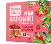 DOBRA KALORIA - MINI BATONIKI - TARTA MALINOWA 102g . kartonik