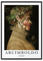 Plakat w ramce giuseppe arcimboldo lato 40x50 cm w czarnej ramie