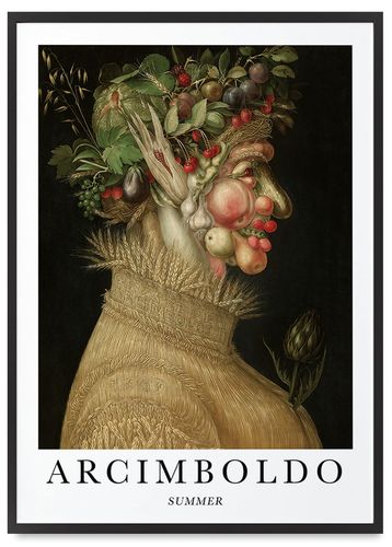 Plakat w ramce giuseppe arcimboldo lato 50x70 cm w czarnej ramie na Arena.pl