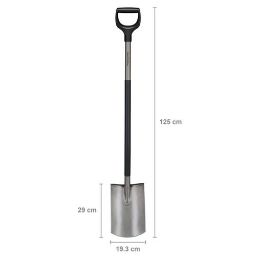 szpadel ergonomi, prosty szary - fs-1067512 na Arena.pl