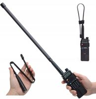Składana antena taktyczna VHF / UHF Baofeng CS UV82 5R 888S Kenwood 48cm