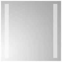Lustro łazienkowe z LED, 30x30 cm