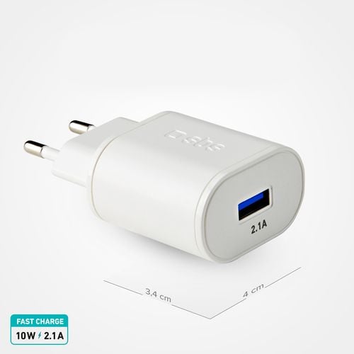 ładowarka sieciowa usb-a 10w - biała na Arena.pl