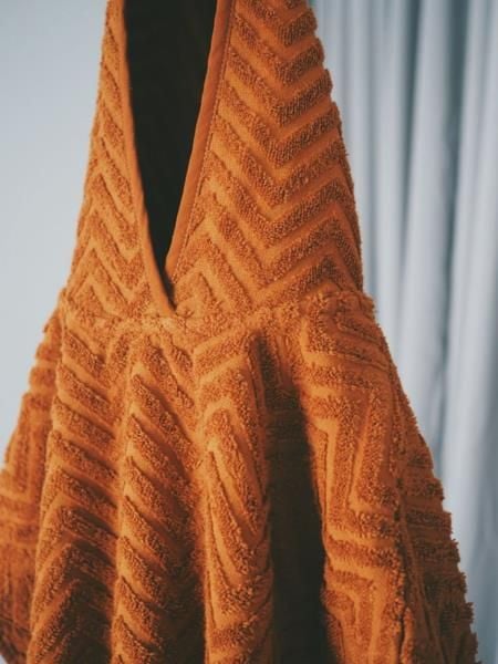 Filibabba Poncho Zigzag Rust zdjęcie 3