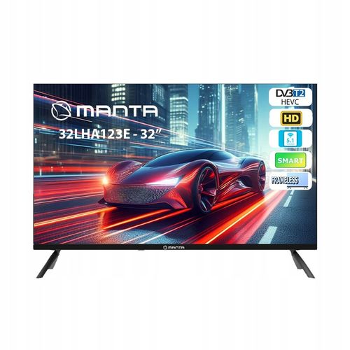 Telewizor Manta 32LHA123E 32" LED HD Smart TV Android 11 DVB-T/T2 HEVC na Arena.pl