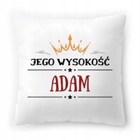 Poduszka Dla Adama Na Urodziny Ze Zdjęciem Na Prezent Biała 40X40 Cm