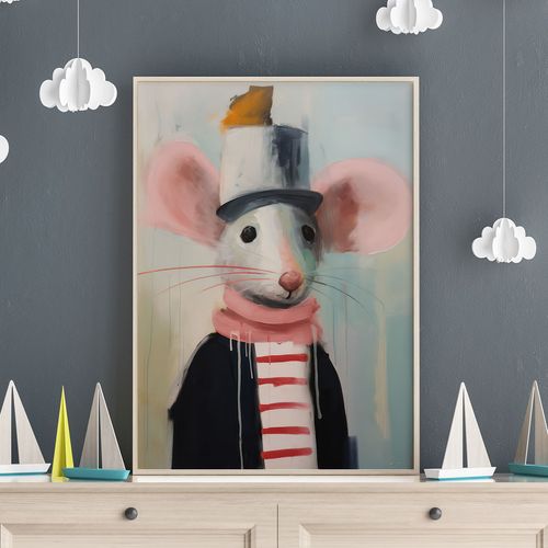 Plakat dziecięcy szczurek szczur 40x50 cm na Arena.pl
