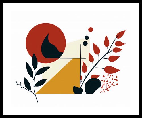 Plakat 50x40cm Ogień i Flora na Arena.pl