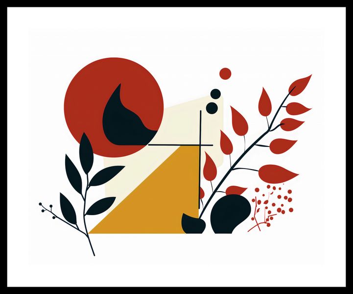 Plakat 50x40cm Ogień i Flora zdjęcie 3