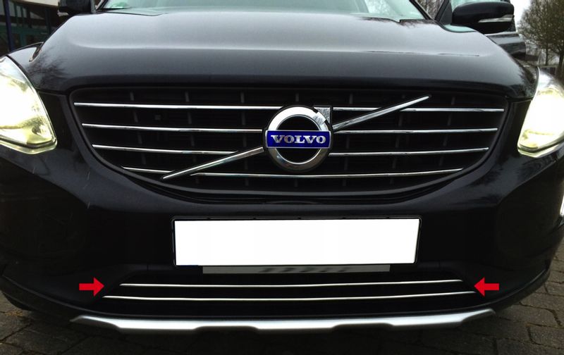 VOLVO XC60 - Listwy CHROM GRILL atrapa Tuning zdjęcie 1