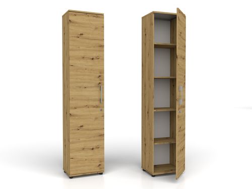 Szafa biurowa Regał G 40 1D Dab Artisan z zamkiem rodo na Arena.pl