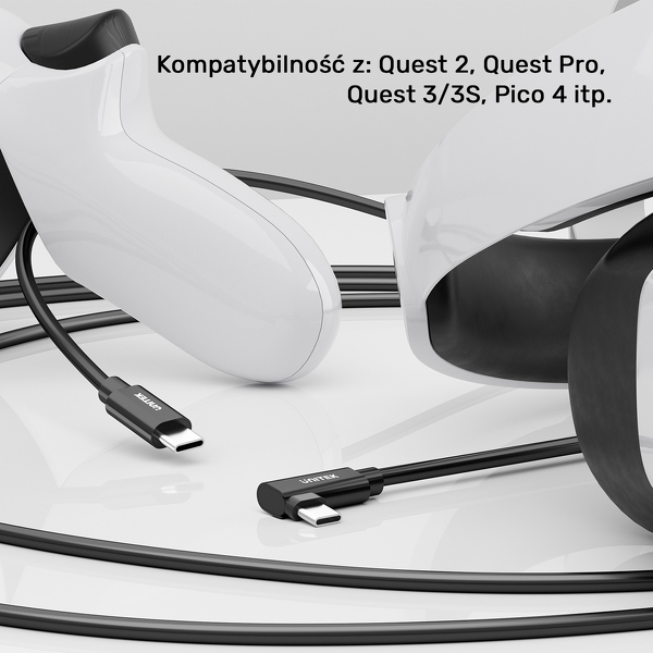Unitek Kabel VR Link Pro USB-C do C 5Gps 60W zdjęcie 5