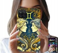 ETUI DO SAMSUNG A12 / M12 - ZNAK ZODIAKU, BLIŹNIĘTA ASTRONOMIA CASE