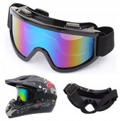 GOGLE MOTOCYKLOWE na MOTOR CROSS ENDURO QUAD KASK