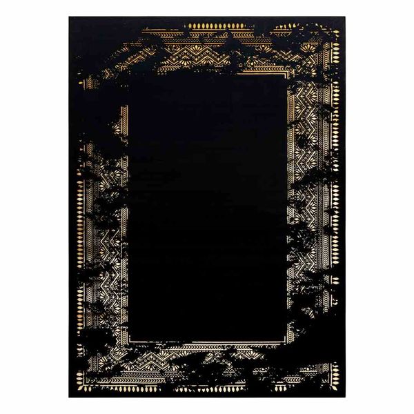RUG/LU/MOSSE/FRAME2/BLACK+GOLD/80x300 zdjęcie 1
