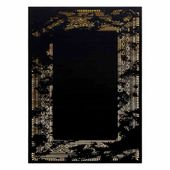 RUG/LU/MOSSE/FRAME2/BLACK+GOLD/80x300