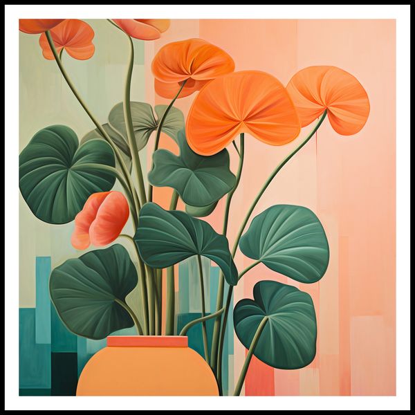 Plakat 80x80cm Kwiatowa Harmonia zdjęcie 3
