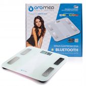 WAGA ŁAZIENKOWA ANALITYCZNA SMART SLIM 180KG ELEKTRONICZNA SZKLANA IOS USB