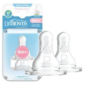 Dr. Brown's Smoczek do butelki standard poziom preemie - dla wcześniaków 2 sztuki