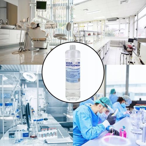 WODA DESTYLOWANA ULTRACZYSTA 1L do żelazka autoklawu akwarium nawilżacza na Arena.pl