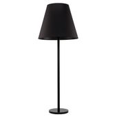 Podłogowa lampa do sypialni Moss 9736 Nowodvorski abażurowa czarna