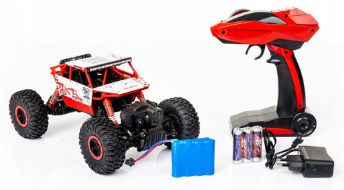 SAMOCHÓD RC ROCK CRAWLER 4x4 DWA SILNIKI AUTO TERENOWY na Arena.pl