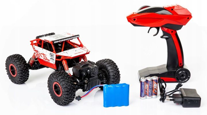 SAMOCHÓD RC ROCK CRAWLER 4x4 DWA SILNIKI AUTO TERENOWY zdjęcie 6