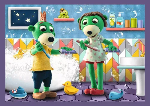 Puzzle 4w1. Dobranoc, Trefliki na noc. Trefliki przed snem na Arena.pl