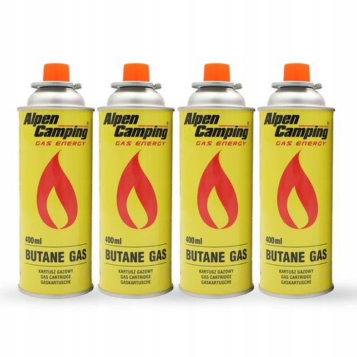 GRILL TURYSTYCZNY na KARTUSZ gazowy ALPEN CAMPING NEVADA + WALIZKA + 8x GAZ na Arena.pl