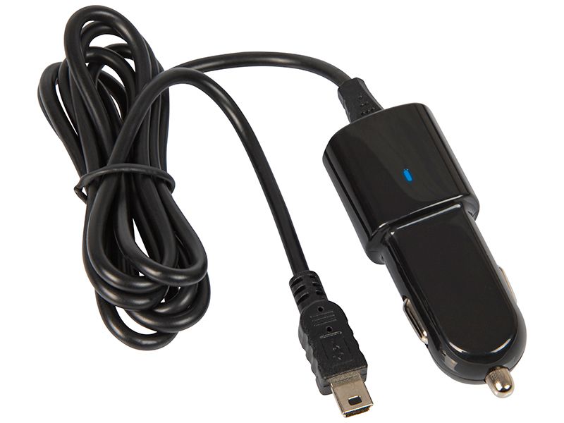 Ładowarka samochodowa wtyk  mini USB 5V 2,1A 12-24V zdjęcie 1