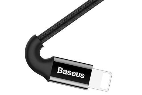 Baseus Shining kabel USB Lightning iPhone 2A 1m Czarny - Czarny na Arena.pl