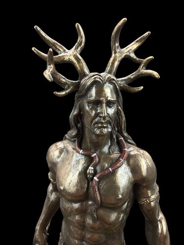 MYŚLIWY HERN Z JELENIEM I WILKIEM VERONESE WU76981A4 na Arena.pl