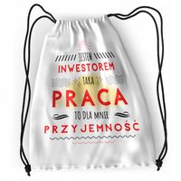 Plecak Dla Inwestora Sportowy Szkolny Worek Torba Z Nadrukiem Ze Zdjęciem