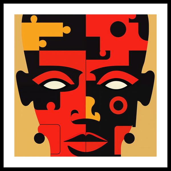 Plakat 40x40cm Puzzle Tożsamości zdjęcie 3