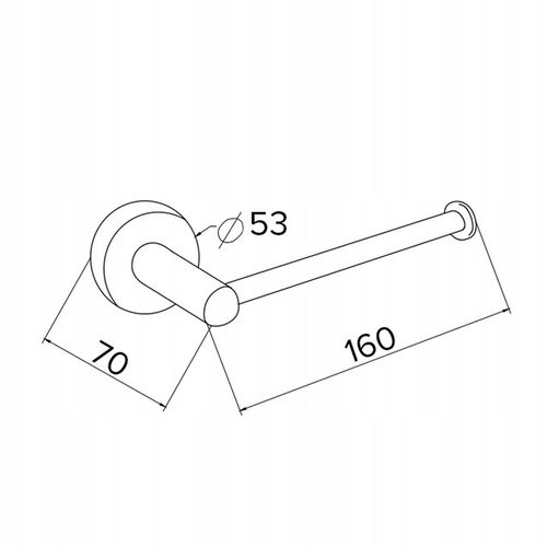 UCHWYT WIESZAK NA PAPIER TOALETOWY ADAM-CH CHROM na Arena.pl