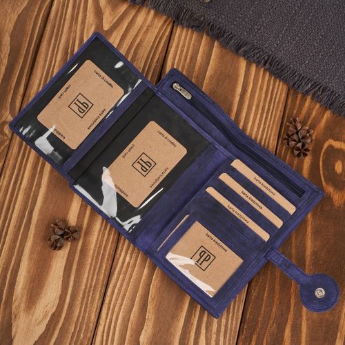 portfel damski duży skórzany vintage granatowy paolo peruzzi t-134-hdb na Arena.pl