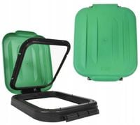 pokrywa stojaka do segregacji odpadów zielona - cetel